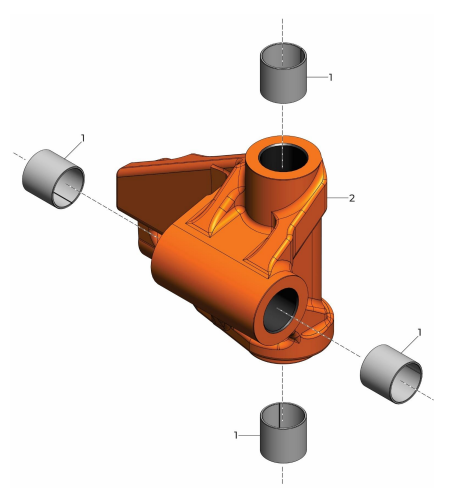 CJ MT Joelho Articulação Direito F4-7000