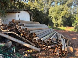 Barra Zincada de 6″ com engate rápido
